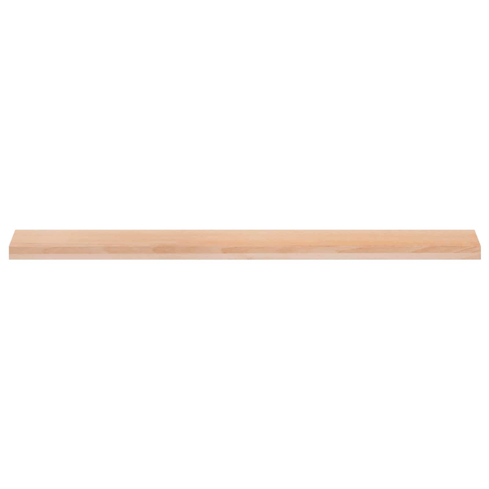 Παράθυρα 2 τμχ. Φυσικό 140 x 20 x 2 cm Στερεό ξύλο οξιάς