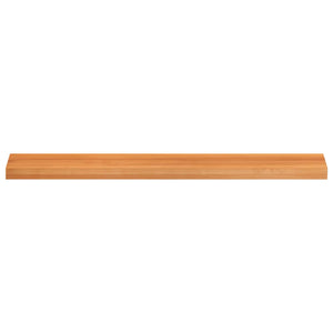 Παράθυρα 2 τμχ. Ανοιχτό καφέ 110 x 20 x 2 cm Στερεό ξύλο οξιάς