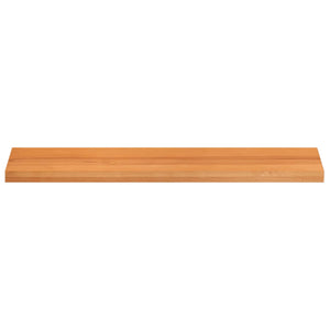 Παράθυρα 2 τμχ. Ανοιχτό καφέ 120 x 25 x 2 cm Στερεό ξύλο οξιάς