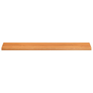 Παράθυρα 2 τμχ. Ανοιχτό καφέ 140 x 25 x 2 cm Στερεό ξύλο οξιάς