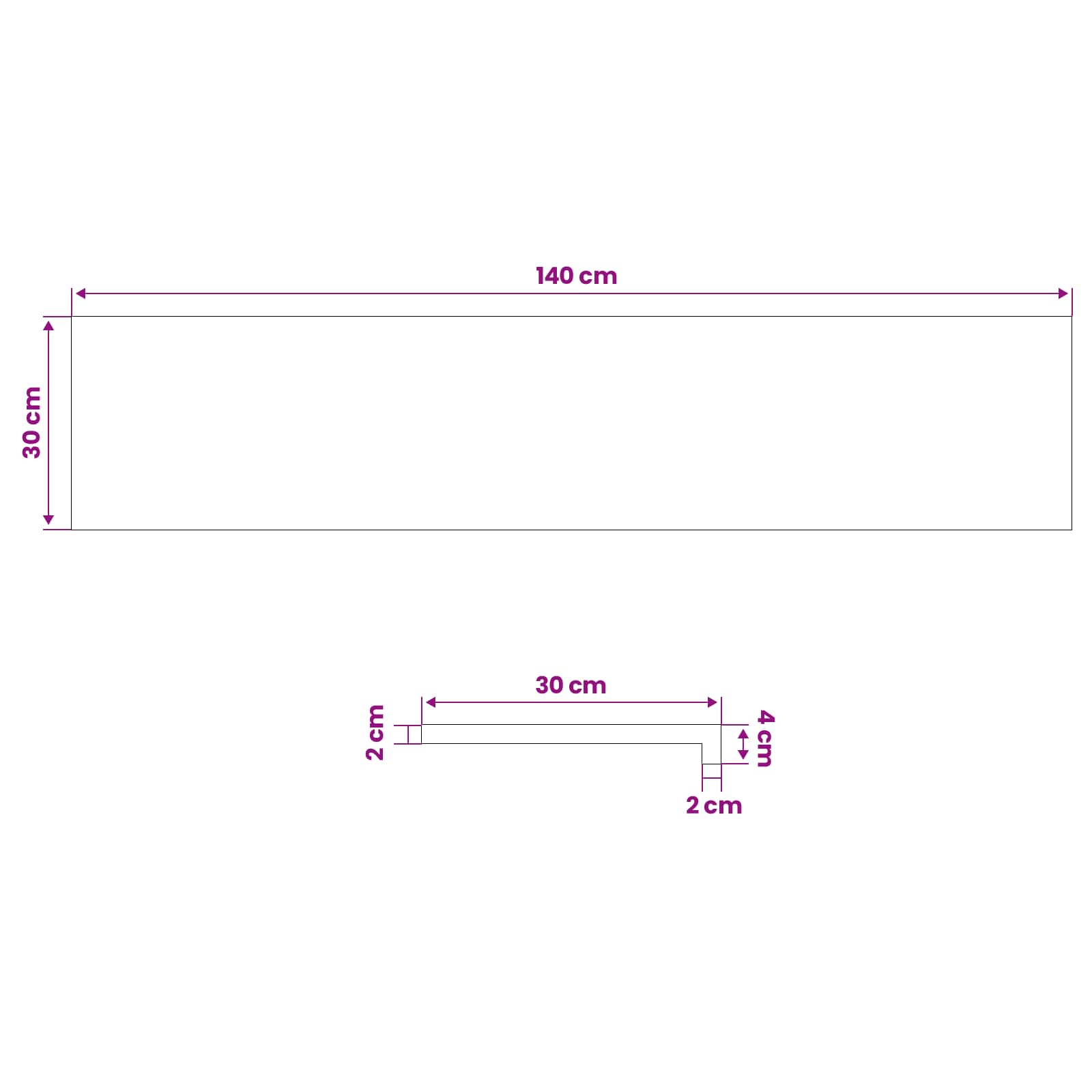 Παράθυρα 2 τμχ. Ανοιχτό καφέ 140 x 30 x 2 cm Στερεό ξύλο οξιάς
