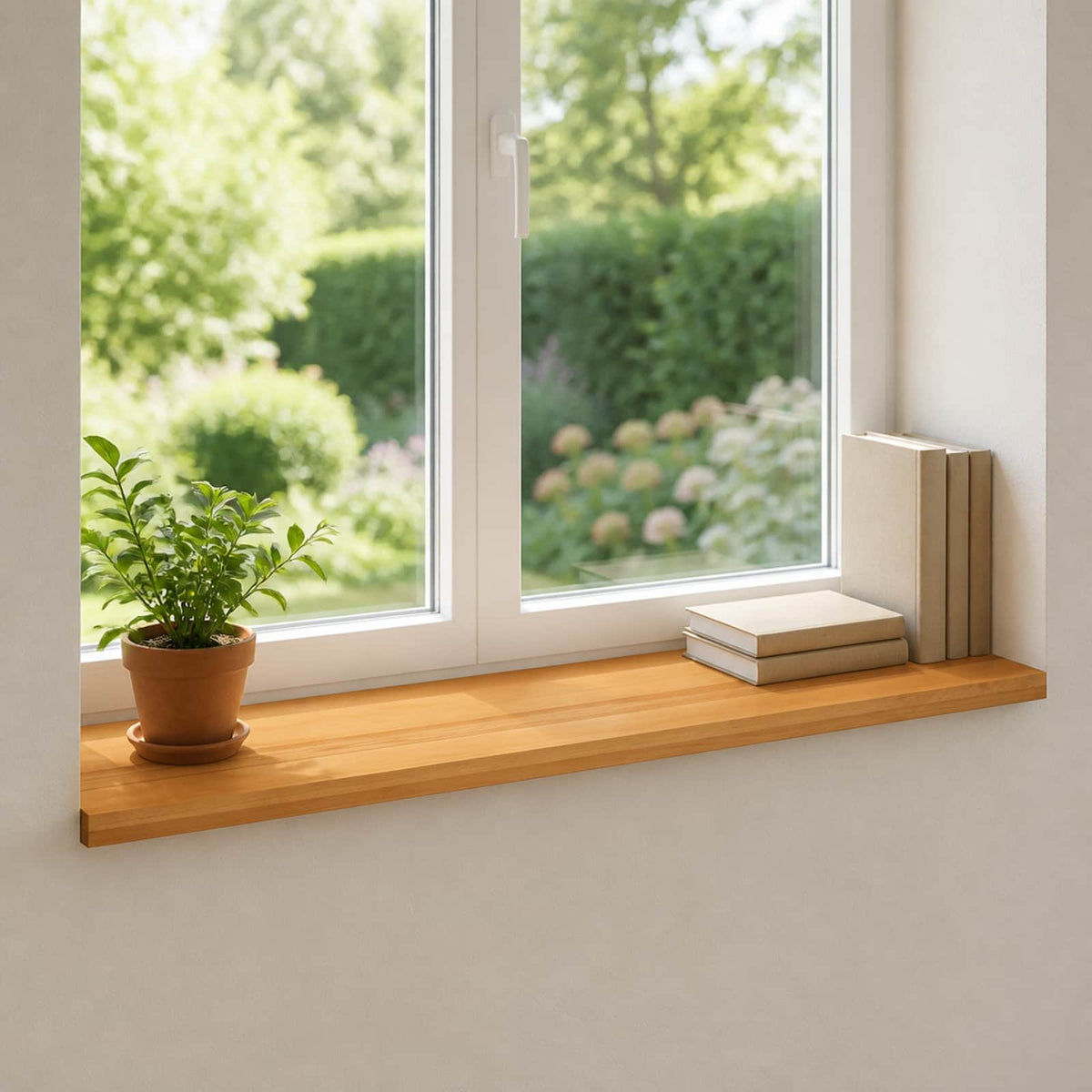 Παράθυρα 2 τμχ. Ανοιχτό καφέ 70 x 40 x 2 cm Στερεό ξύλο οξιάς