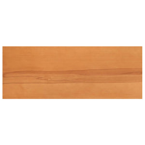Παράθυρα 2 τμχ. Ανοιχτό καφέ 120 x 40 x 2 cm Στερεό ξύλο οξιάς