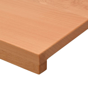 Παράθυρα 2 τμχ. Λακαρισμένο 90 x 25 x 2 cm Στερεό ξύλο οξιάς - Pakobazaar