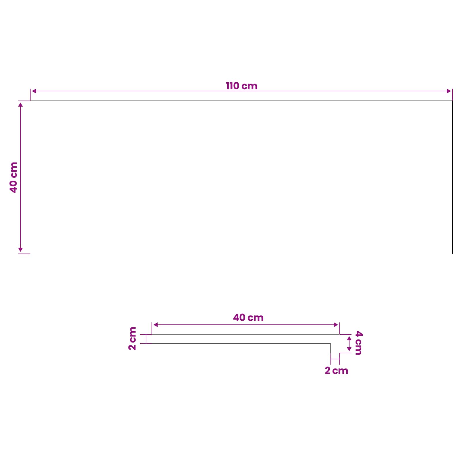 Παράθυρα 2 τμχ. Λακαρισμένο 110 x 40 x 2 cm Στερεό ξύλο οξιάς - Pakobazaar