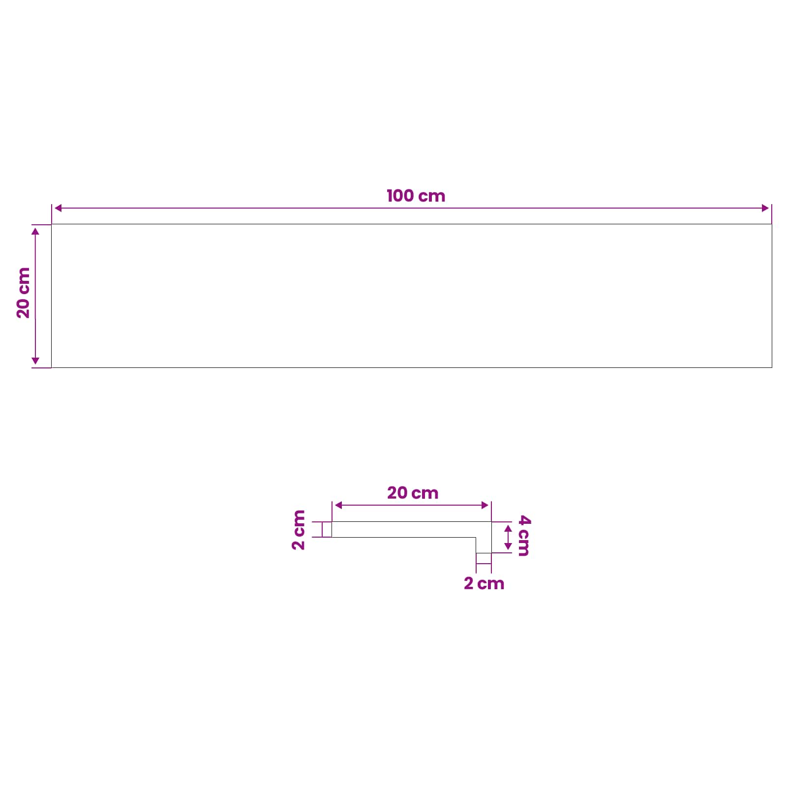 Παράθυρα 2 τμχ. Σκούρο Καφέ 100 x 20 x 2 cm Στερεό ξύλο οξιάς