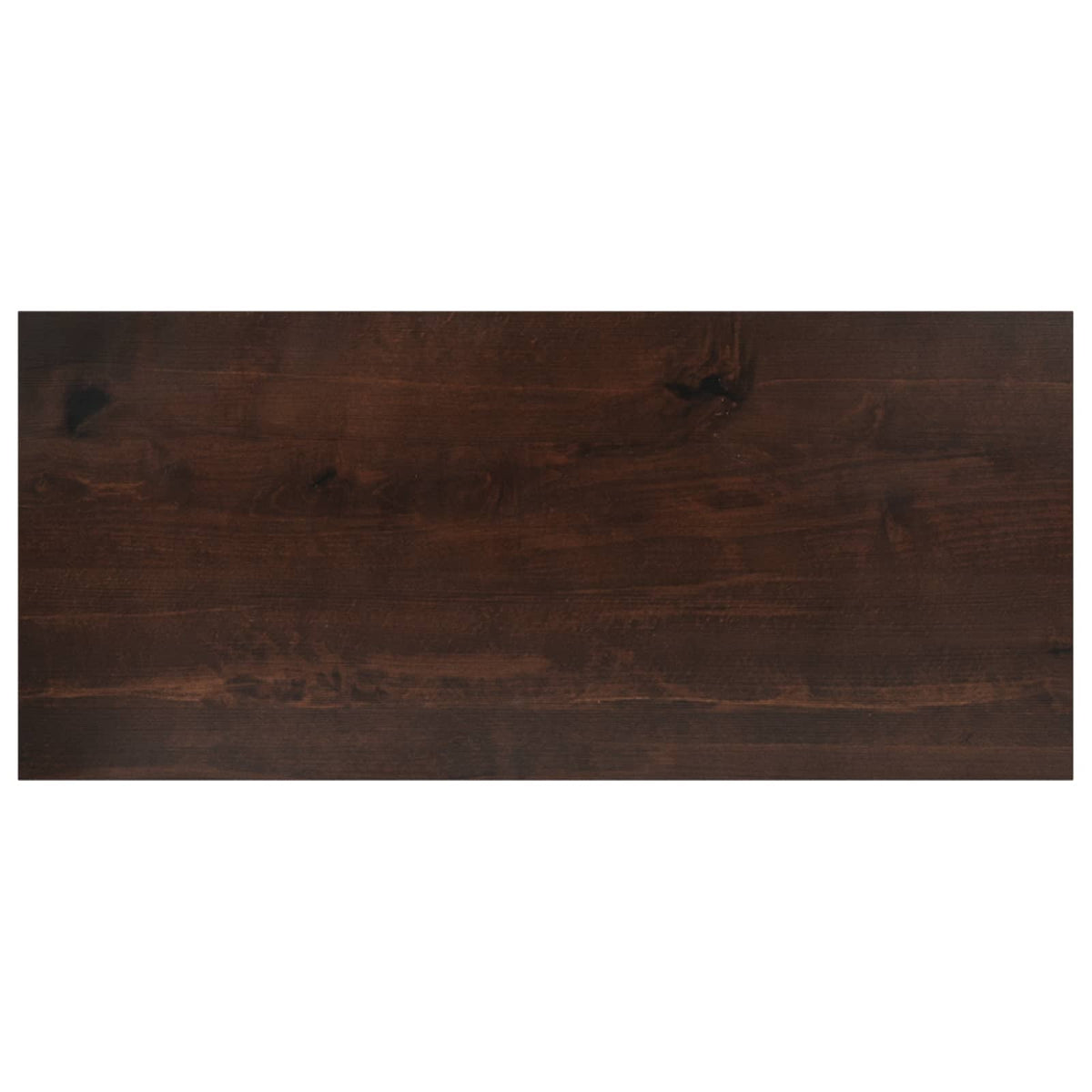 Παράθυρα 2 τμχ. Σκούρο Καφέ 100 x 40 x 2 cm Στερεό ξύλο οξιάς