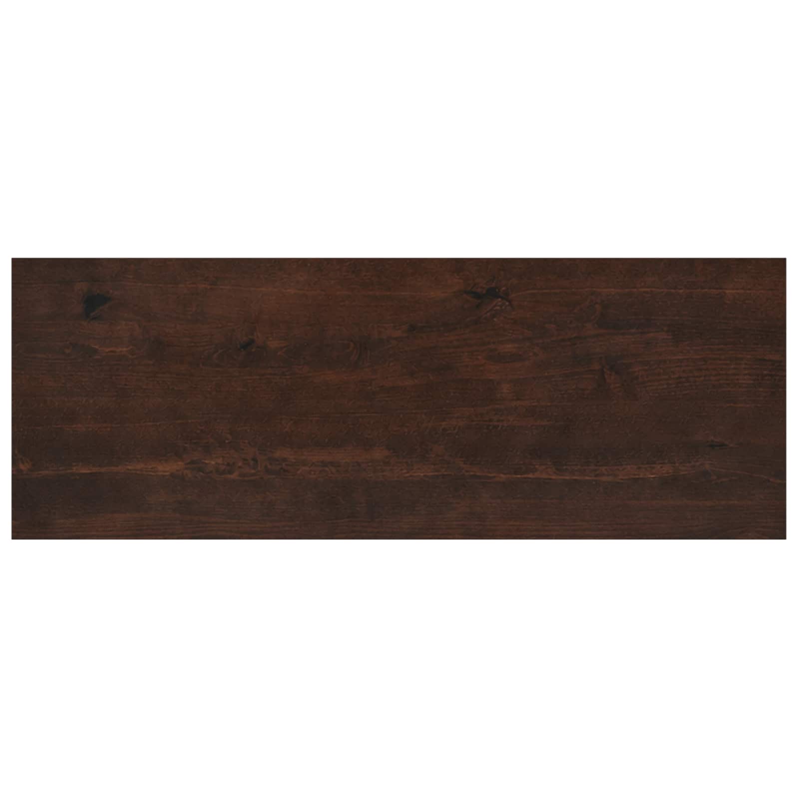 Παράθυρα 2 τμχ. Σκούρο Καφέ 120 x 40 x 2 cm Στερεό ξύλο οξιάς