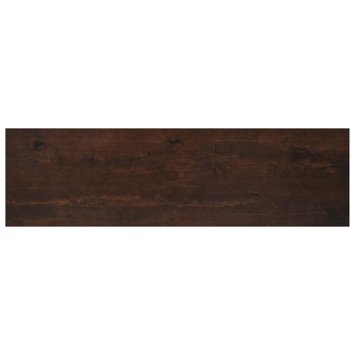 Παράθυρα 2 τμχ. Σκούρο Καφέ 160 x 40 x 2 cm Στερεό ξύλο οξιάς