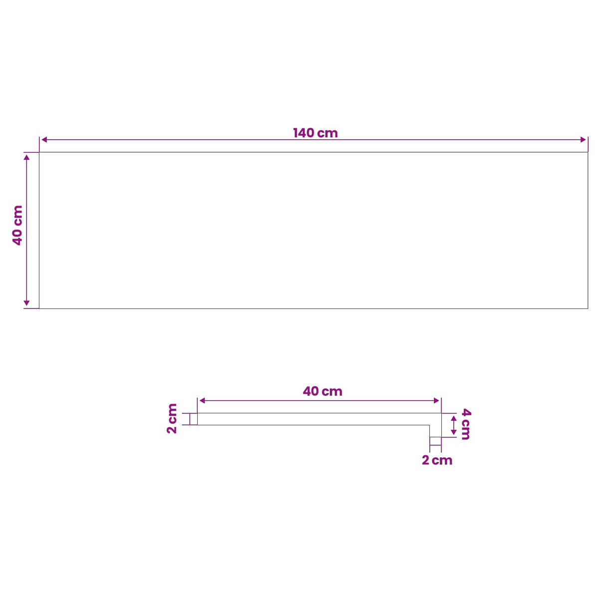 Παράθυρα 2 τμχ. Μαύρο 140 x 40 x 2 cm Στερεό ξύλο οξιάς