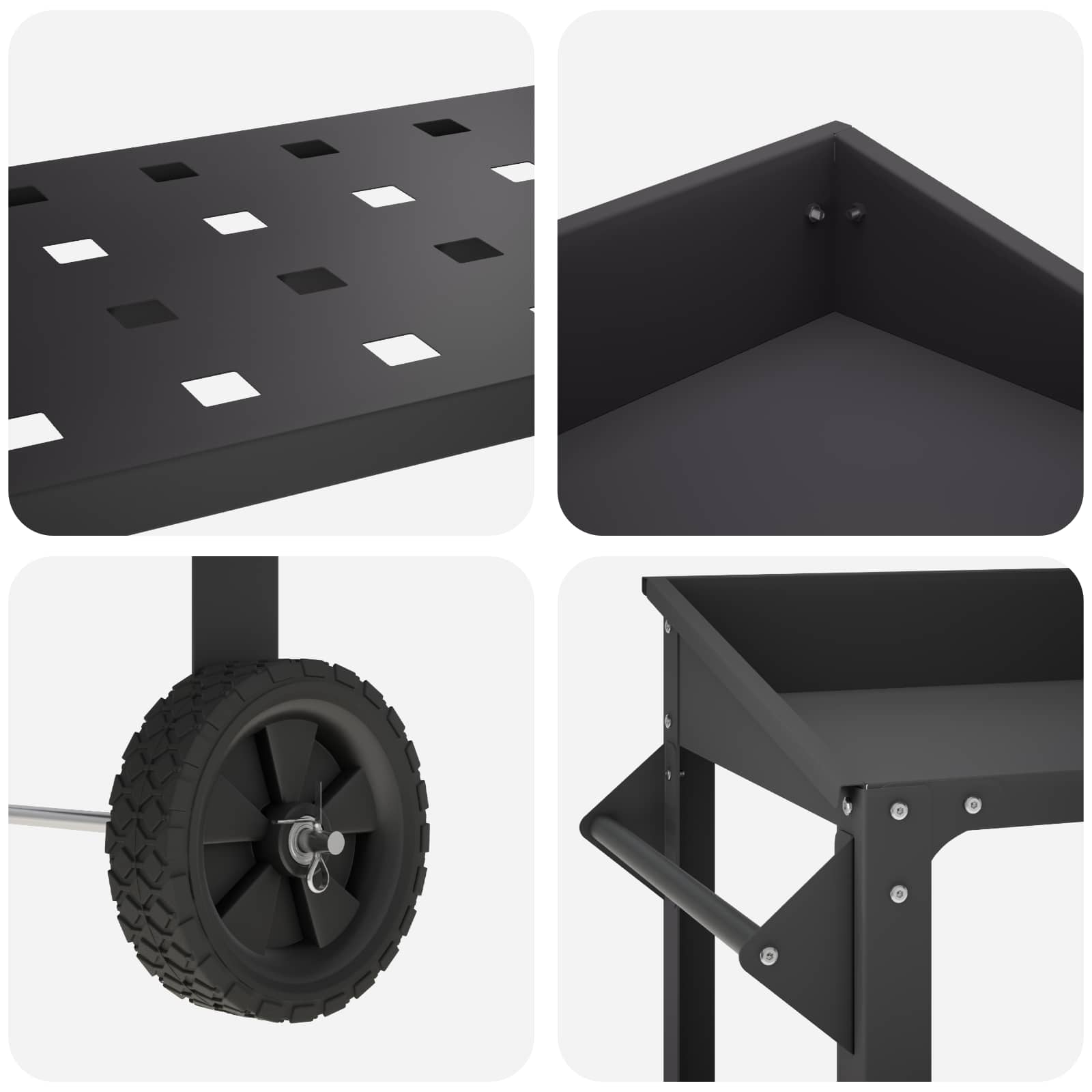 Τραπέζι Φυτεύσεων με Ρόδες 96 x 50 x 89 εκ. - Pakobazaar