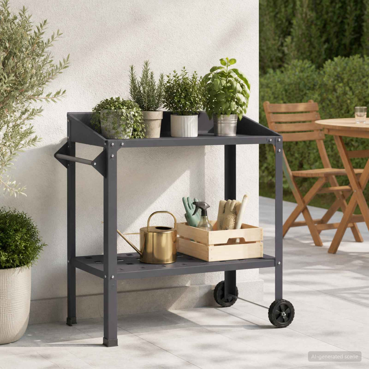 Τραπέζι Φυτεύσεων με Ρόδες 96 x 50 x 89 εκ. - Pakobazaar