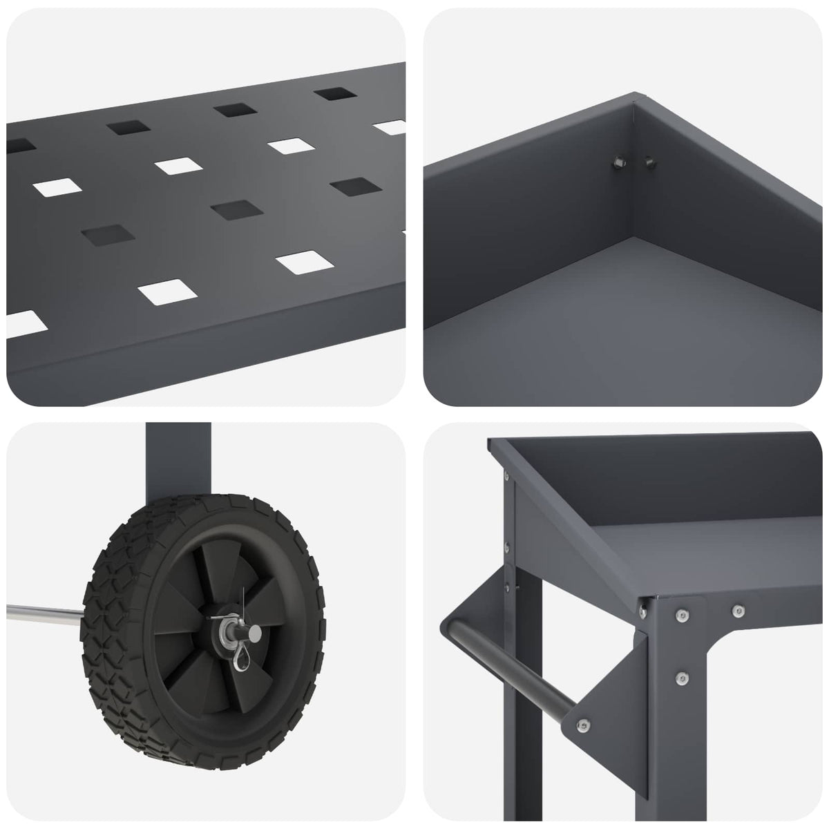 Τραπέζι Φυτεύσεων με Ρόδες 96 x 50 x 89 εκ. - Pakobazaar