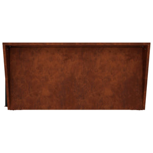 Τραπέζι Φυτεύσεων με Ρόδες Σκ rusty 96 x 50 x 89 εκ.