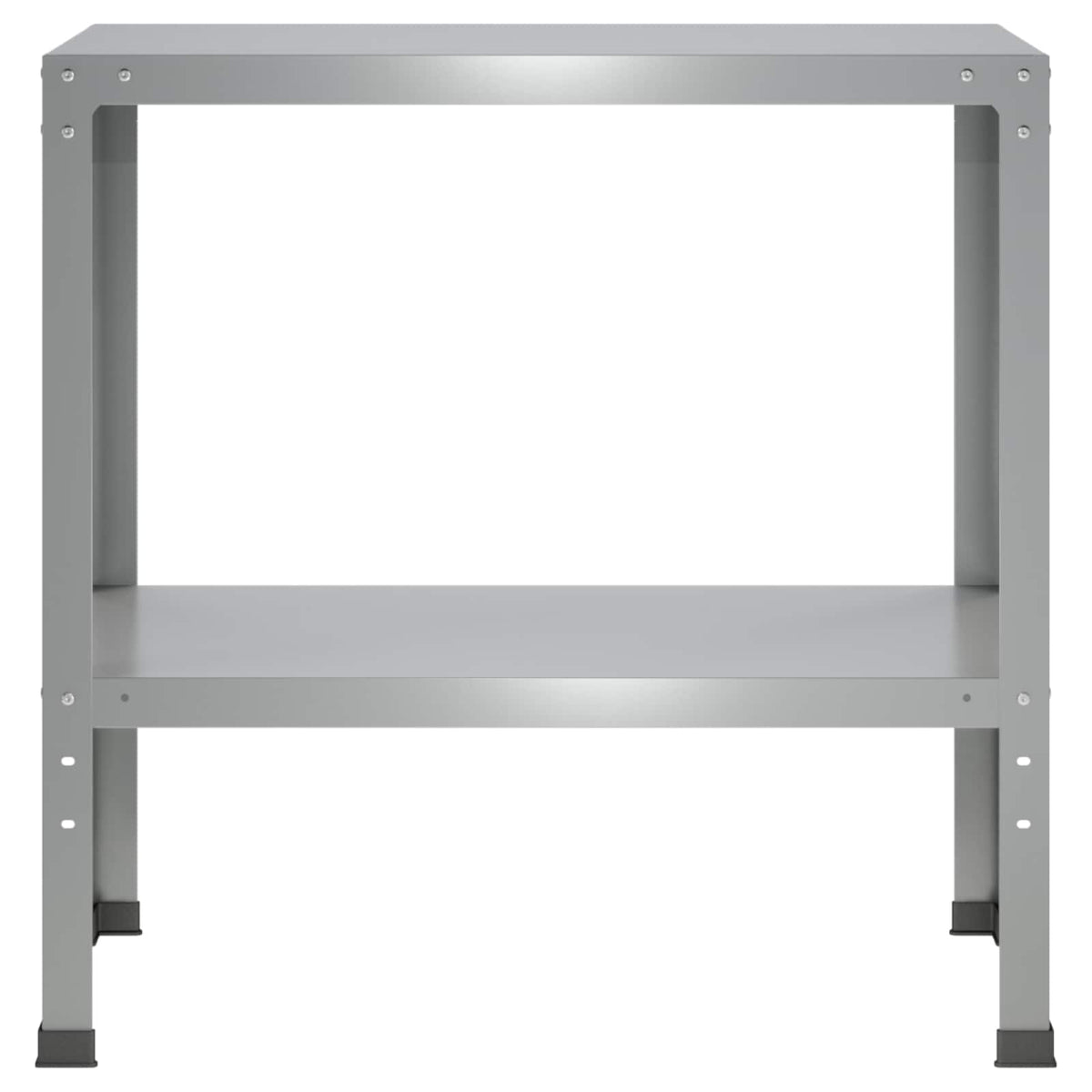 Τραπέζι φύτευσης 80 x 40 x 80 cm Γαλβανισμένος Χάλυβας Ασημί