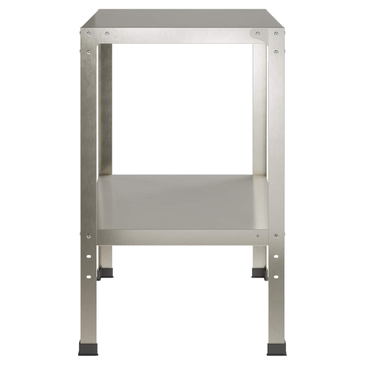 Τραπέζι φύτευσης 80 x 50 x 80 cm Ανοξείδωτο Ατσάλι Ασημί