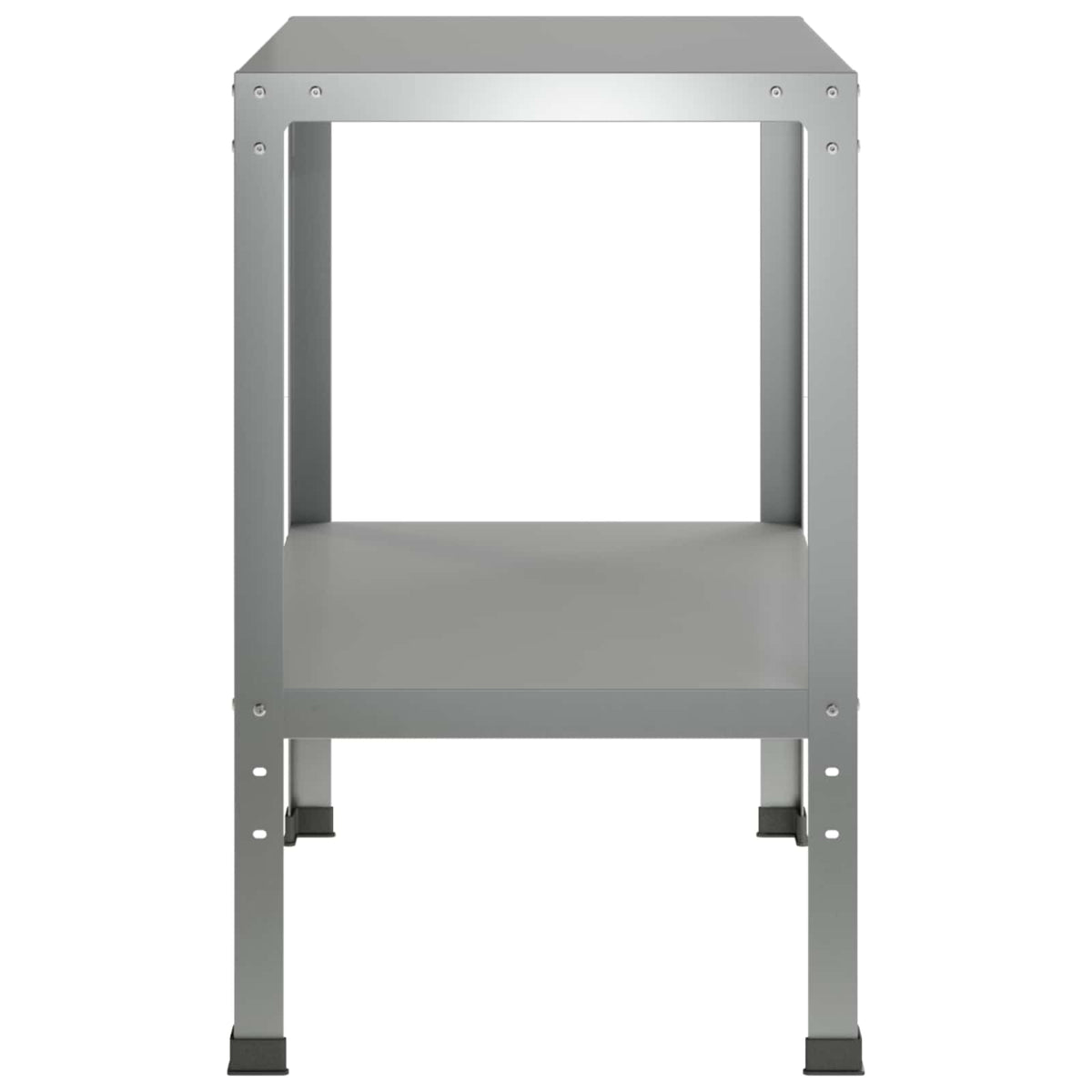 Τραπέζι φύτευσης 80 x 50 x 80 cm Γαλβανισμένος Χάλυβας Ασημί - Pakobazaar