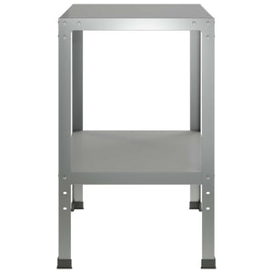 Τραπέζι φύτευσης 60 x 50 x 80 cm Γαλβανισμένος Χάλυβας Ασημί