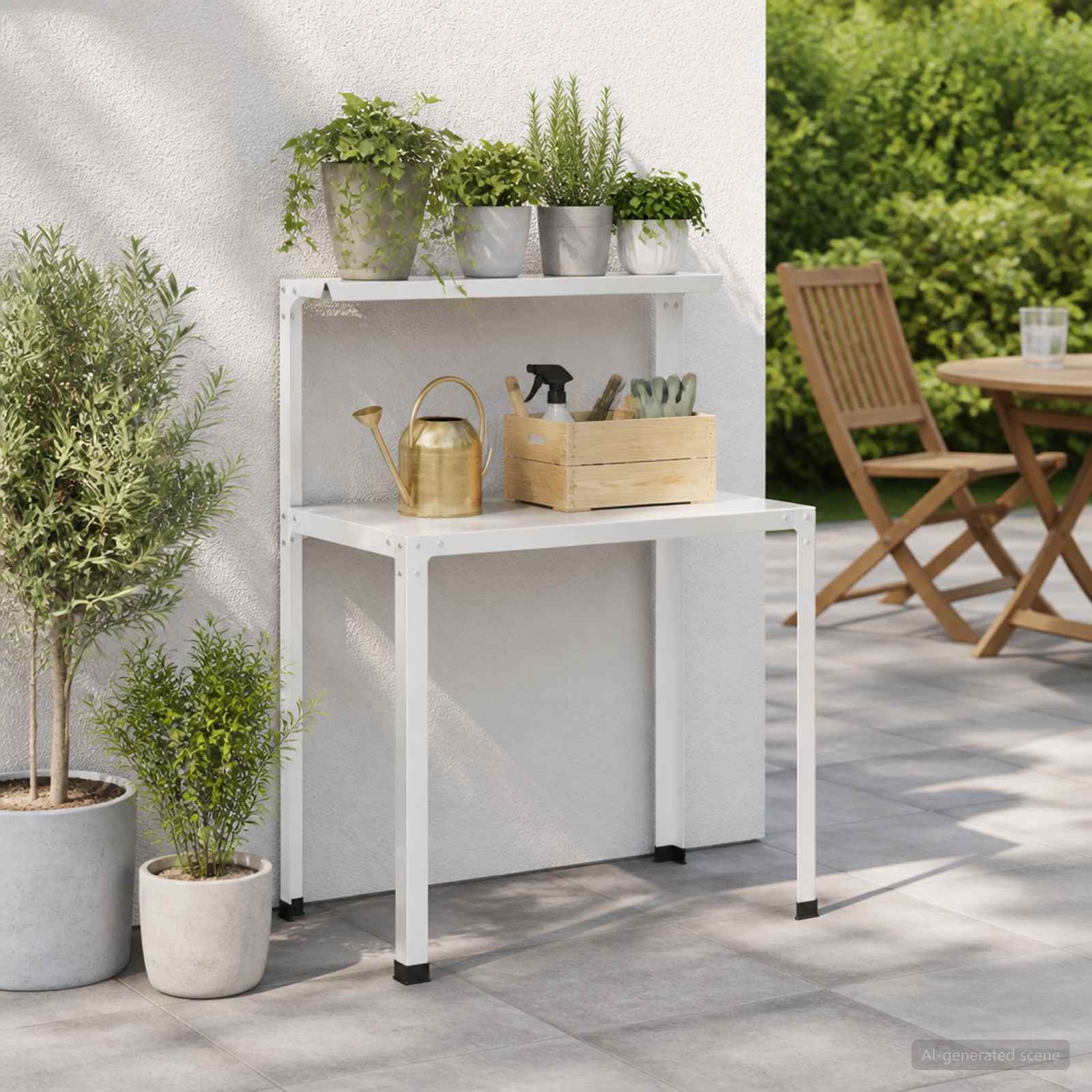 Τραπέζι φύτευσης 100 x 50 x 104 cm Χάλυβας με επίστρωση πούδρας - Pakobazaar