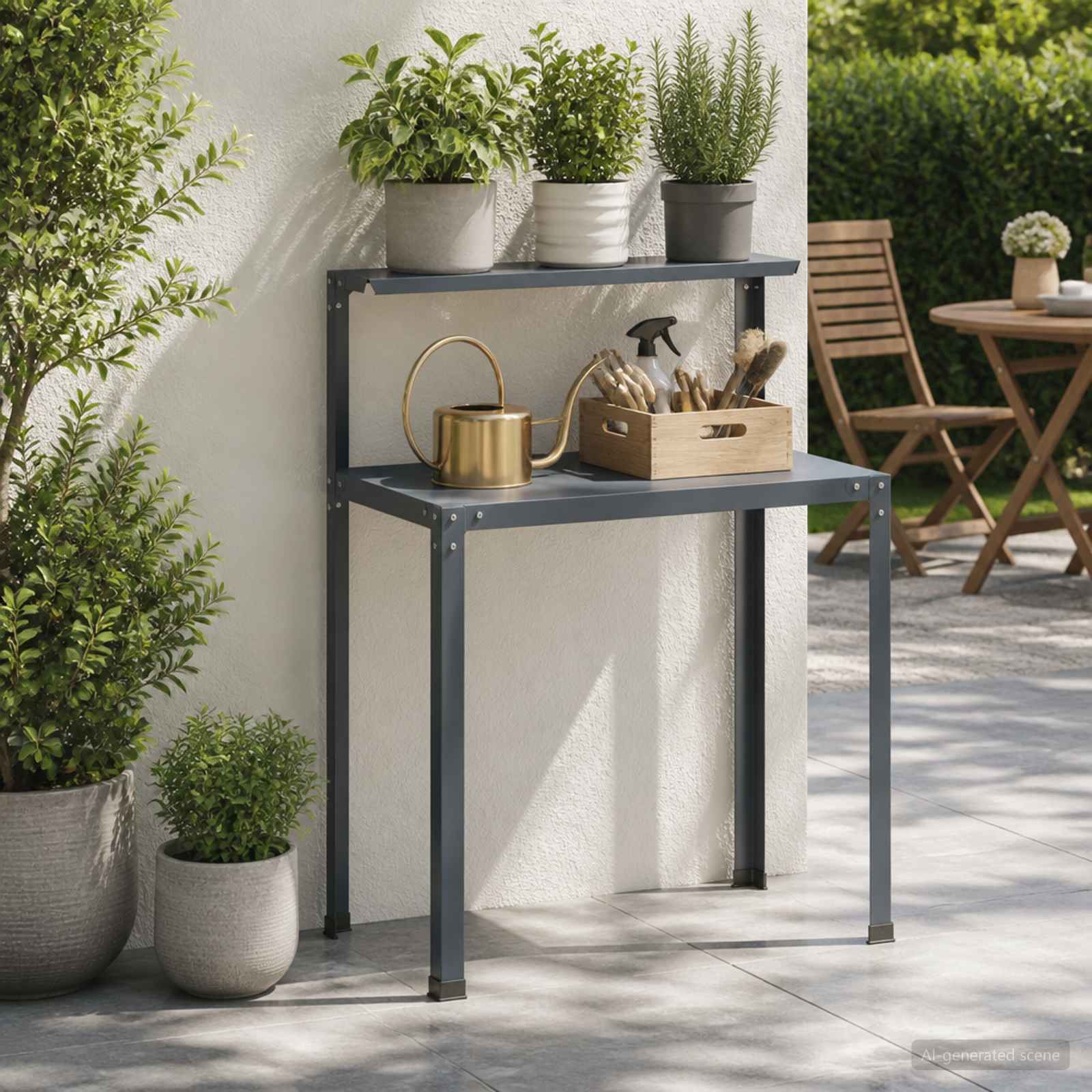 Τραπέζι φύτευσης 100 x 50 x 104 cm Χάλυβας με επίστρωση πούδρας - Pakobazaar