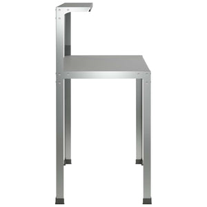 Τραπέζι φύτευσης 80 x 50 x 104 cm Γαλβανισμένος Χάλυβας Ασημί