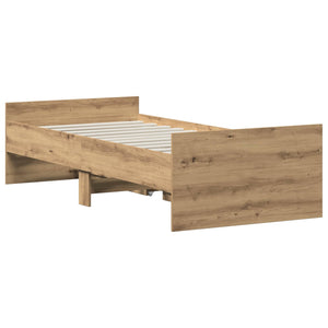 Σκελετός Κρεβατιού Artisan Δρυς 100 x 200 cm Επεξεργασμένο Ξύλο - Pakobazaar