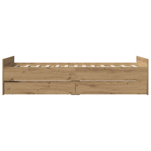 Σκελετός Κρεβατιού Artisan Δρυς 90 x 200 cm Επεξεργασμένο Ξύλο - Pakobazaar