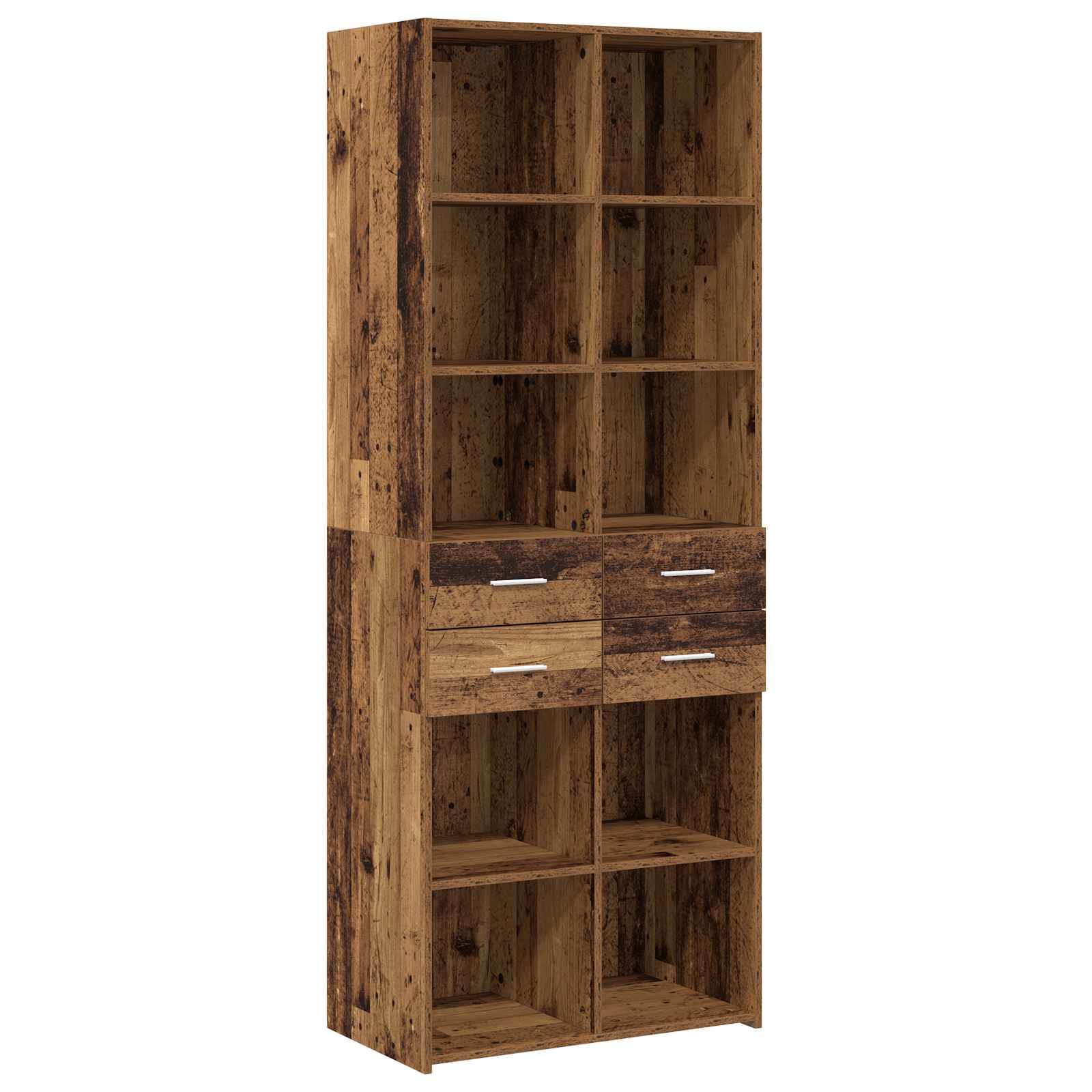 Βιβλιοθήκη Παλαιωμένο ξύλο 30 x 42.4 x 185.2 εκ. - Pakobazaar