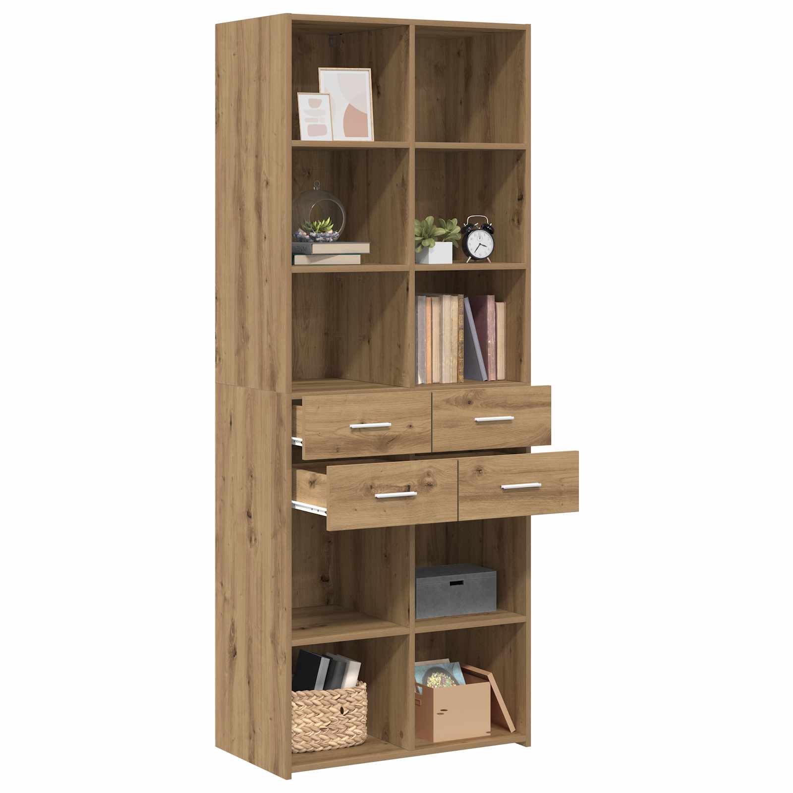 Βιβλιοθήκη Artisan δρυς 30 x 42.4 x 185.2 εκ. - Pakobazaar