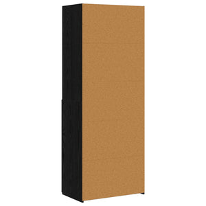Βιβλιοθήκη Μαύρη δρυς 30 x 42.4 x 185.2 εκ. - Pakobazaar