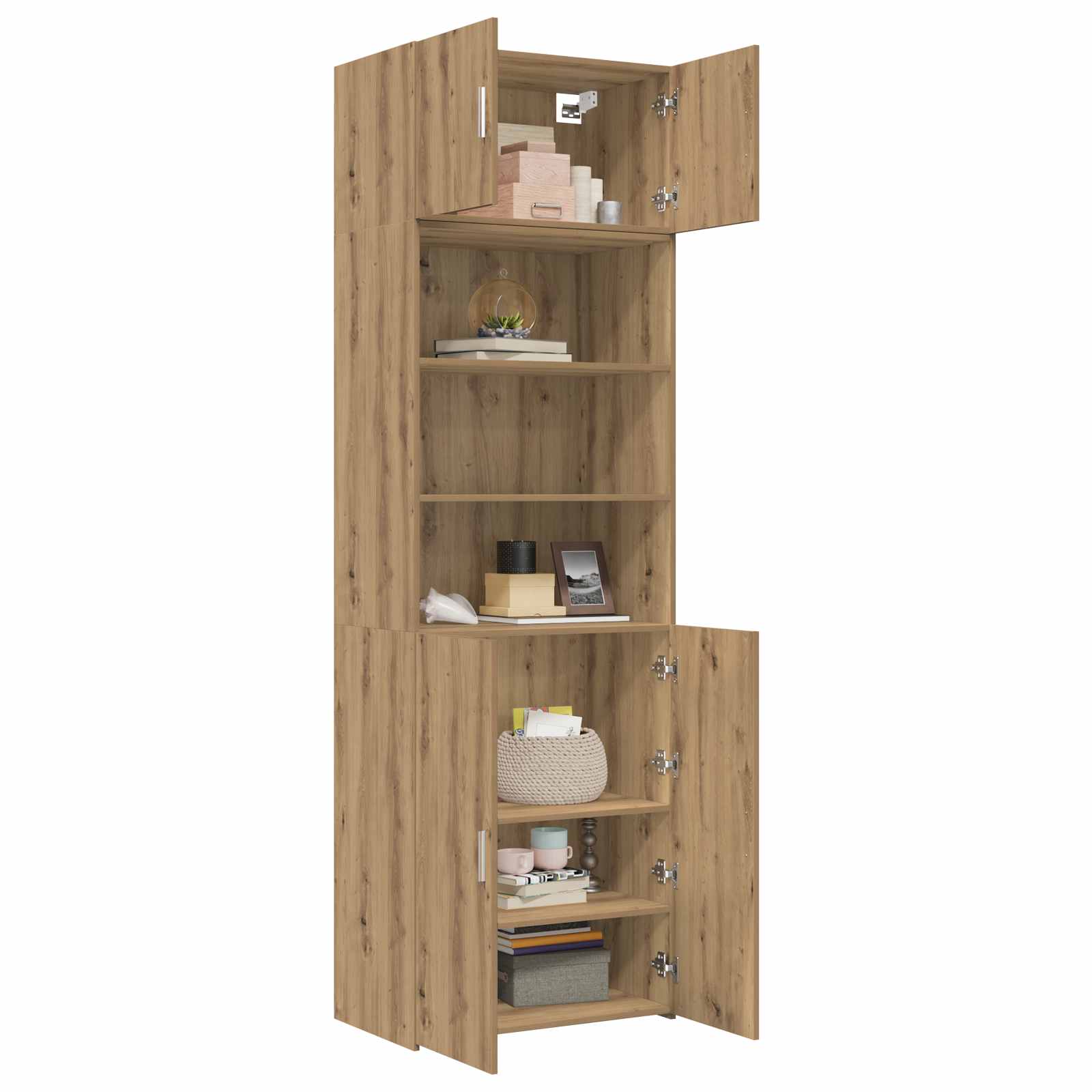 Ντουλάπα Αποθήκευσης με Ράφια Artisan Δρυς 70 x 42,5 x 225 εκ - Pakobazaar