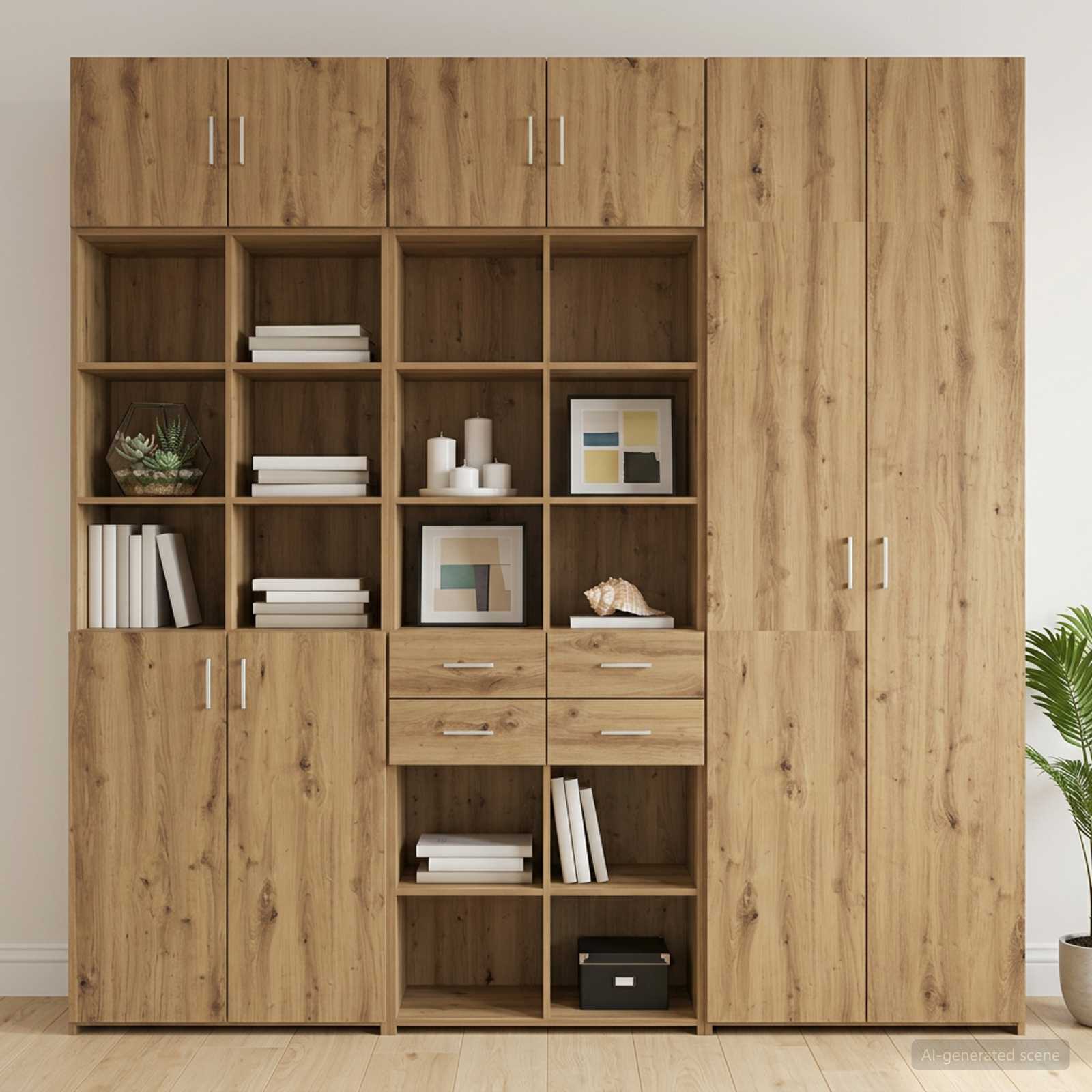 Ντουλάπα Αποθήκευσης με Ράφια Artisan Δρυς 70 x 42,5 x 225 εκ - Pakobazaar
