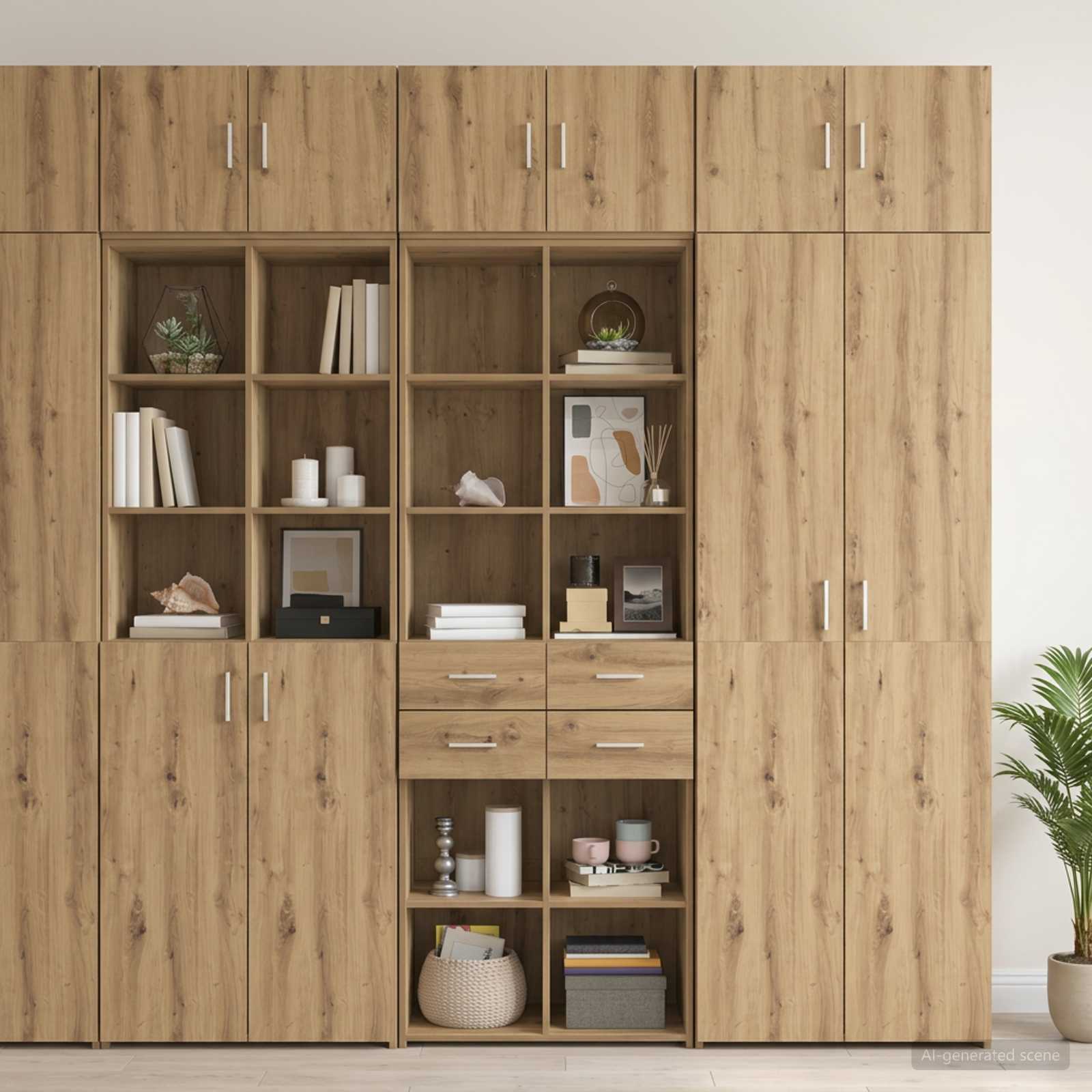 Ντουλάπα Αποθήκευσης με Ράφια Artisan Δρυς 70 x 42,5 x 225 εκ - Pakobazaar