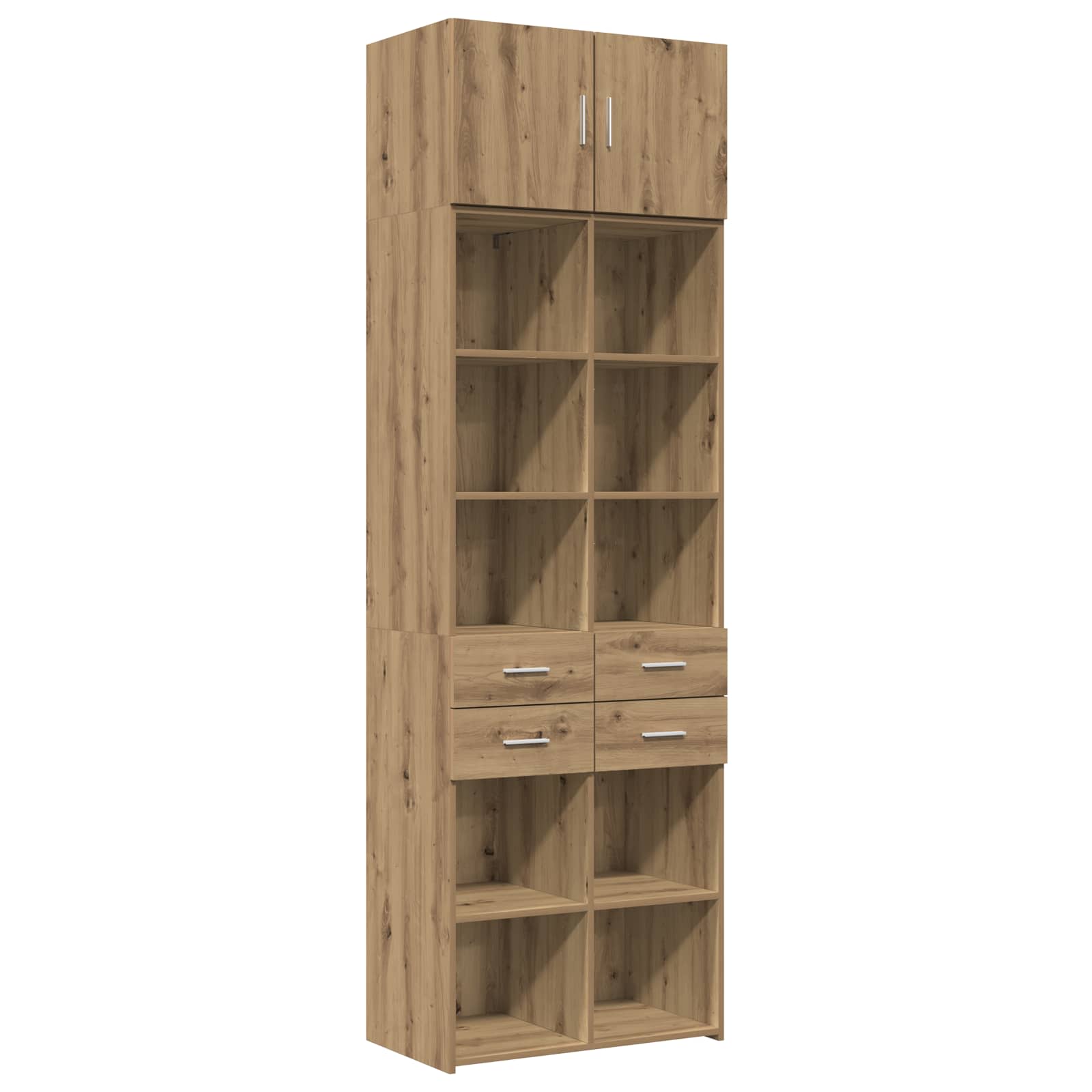 Ντουλάπα Αποθήκευσης με Ράφια Artisan Δρυς 70 x 42,5 x 225 εκ - Pakobazaar