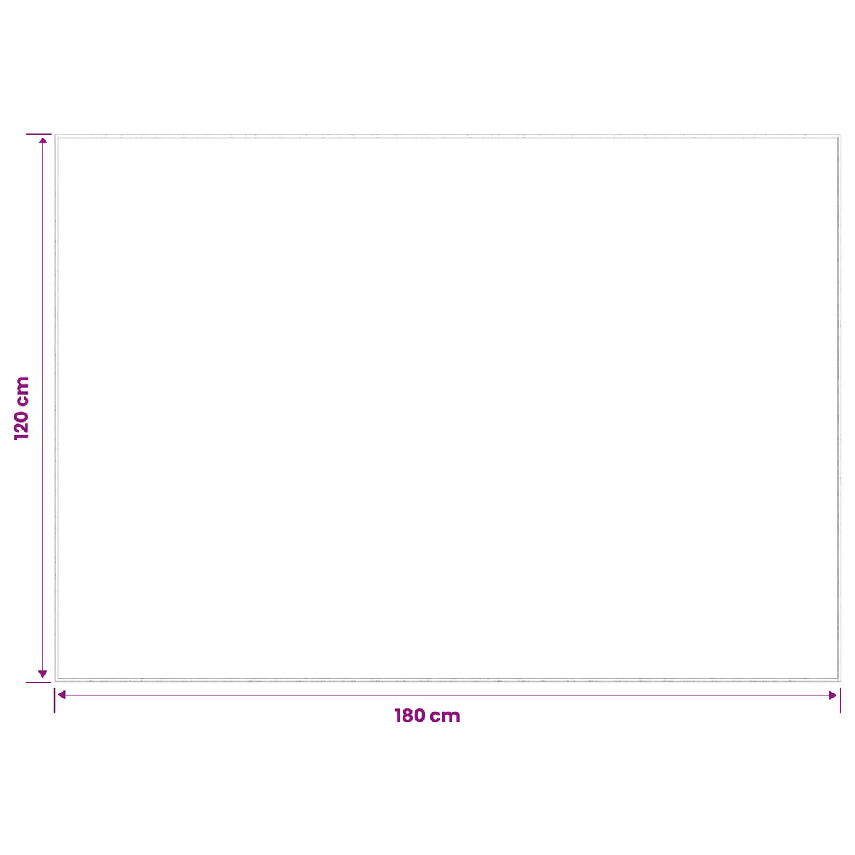 Χαλί Κρεμ 120 x 180 cm 100% Πολυεστέρας 3 mm Πλένεται