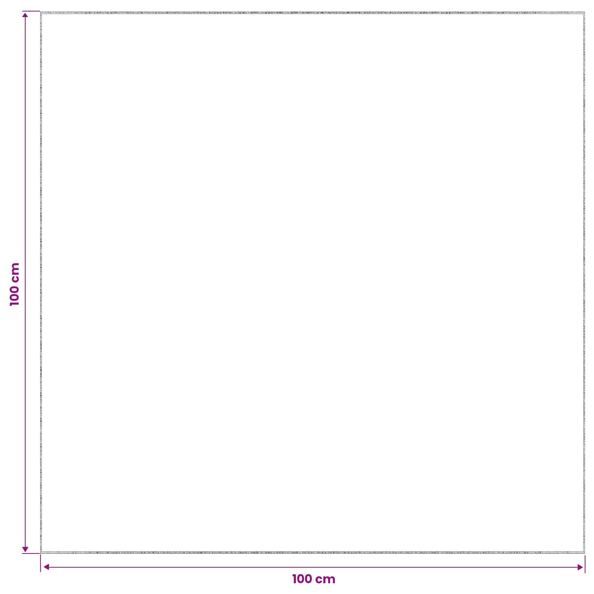 Χαλί Μπεζ 100 x 100 cm 100% Πολυεστέρας 3 mm Πλένεται