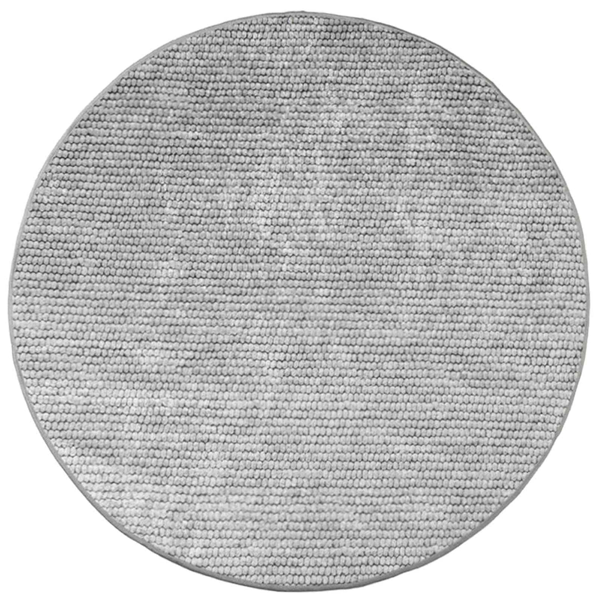 Χαλί Γκρι Ø 120 cm 100% Πολυεστέρας 3 mm Πλένεται - Pakobazaar