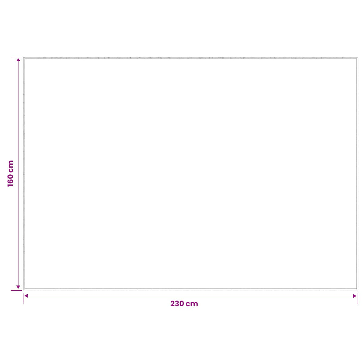 Χαλί Ανθρακί 160 x 230 cm 100% Πολυεστέρας 3 mm Πλένεται