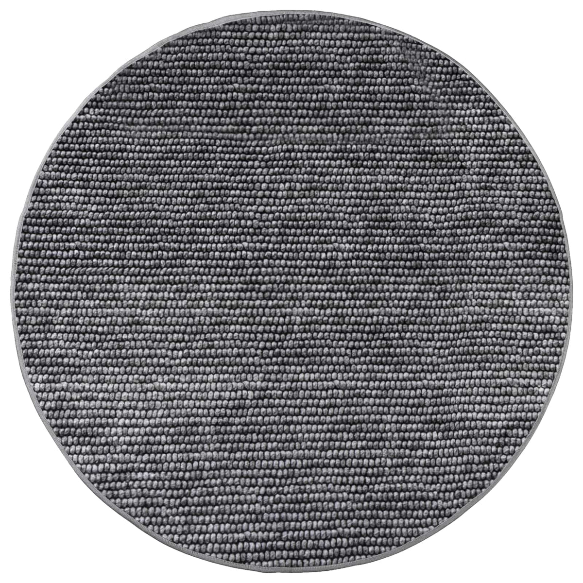 Χαλί Ανθρακί Ø 120 cm 100% Πολυεστέρας 3 mm Πλένεται