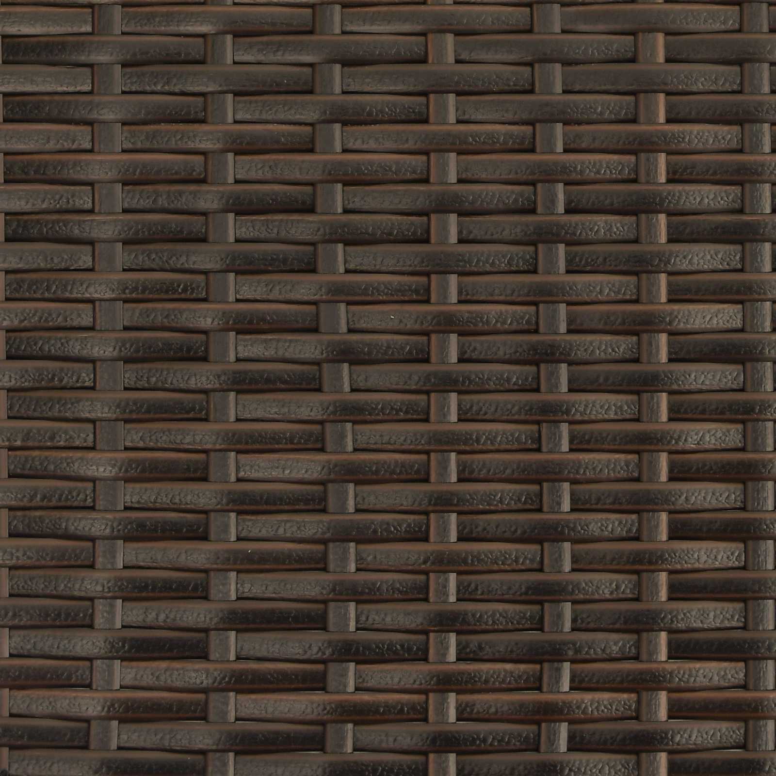 Σετ Καναπέ 6 τμχ. Καφέ και Κρέμα Λευκό Πολυ-ρακί και Χάλυβας - Pakobazaar