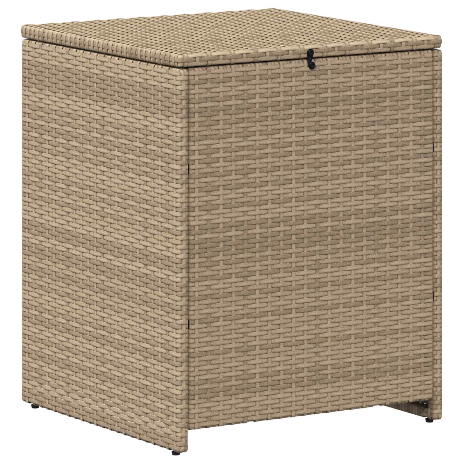 Σετ Καναπέ 6 τμχ. Μπεζ και Κρέμ Πολυ-ρακί και Χάλυβας