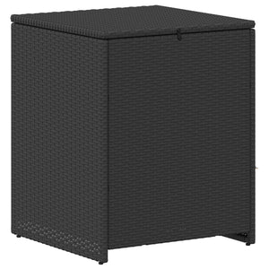 Σετ Καναπέ 5 τμχ. Μαύρο Πολυ-ρακί και Χάλυβας