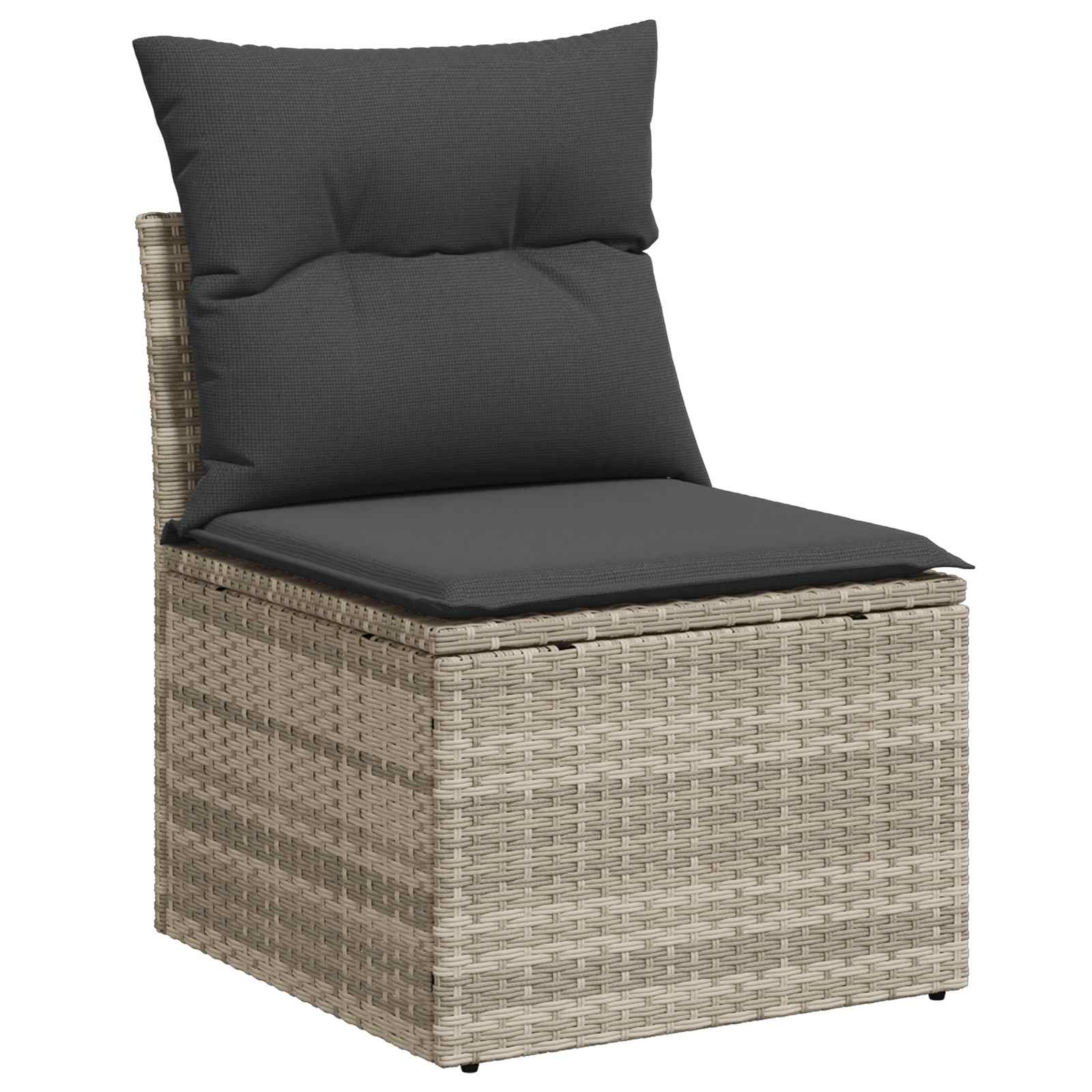 Σετ Καναπέ 8 τμχ. Ανοιχτό Γκρι και Σκούρο Γκρι - Pakobazaar