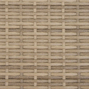 Σετ Καναπέ 8 τμχ. Μπεζ και Κρέμ Πολυ-ρακί και Χάλυβας