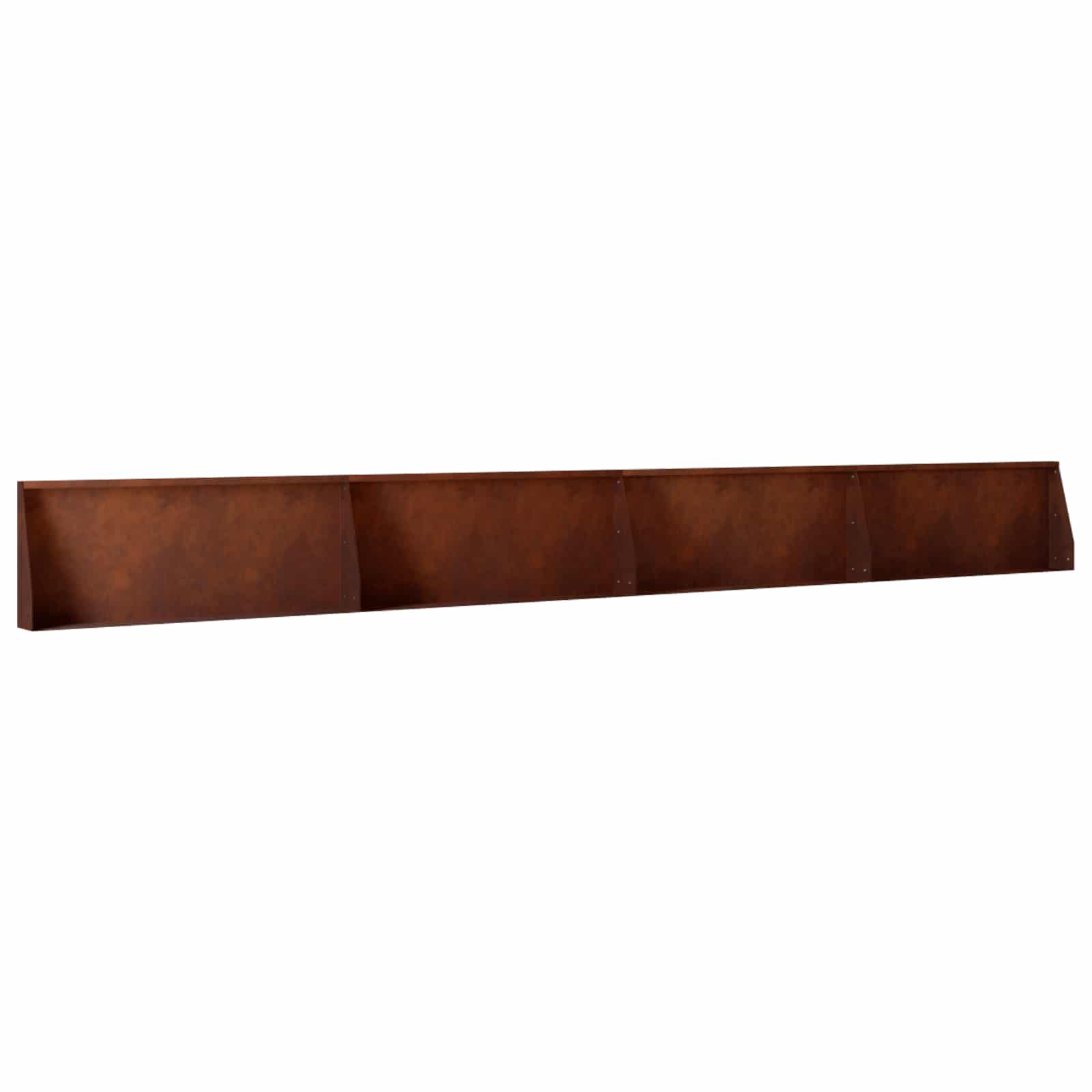 Τοίχος Στήριξης 4 τμχ. 100 x 12 x 50 εκ Σκ rusty