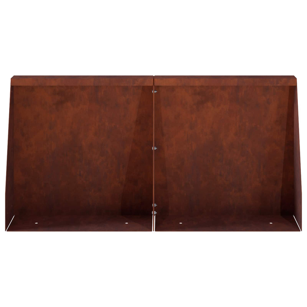 Τοίχος Στήριξης 4 τμχ. 40 x 12 x 40 εκ. Σκ rusty - Pakobazaar