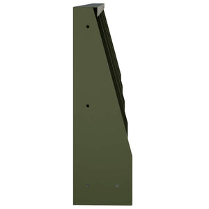 Τοίχος Στήριξης 4 τμχ. 40 x 12 x 50 εκ. Ατσάλι Λαδί - Pakobazaar