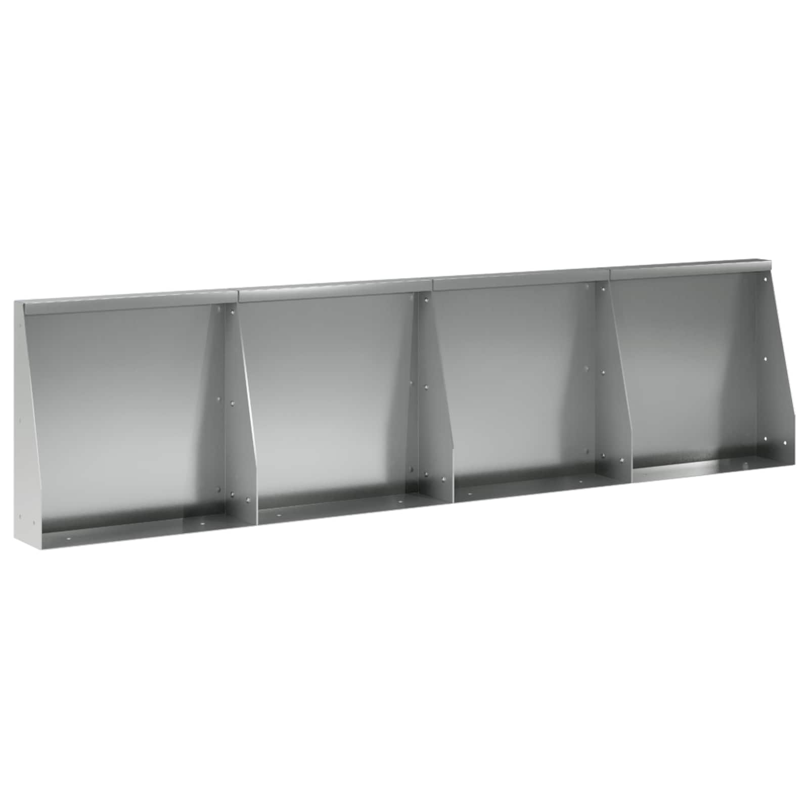 Τοίχος Στήριξης 4 τμχ. 40 x 12 x 50 εκ. Γαλβανισμένος Χάλυβας