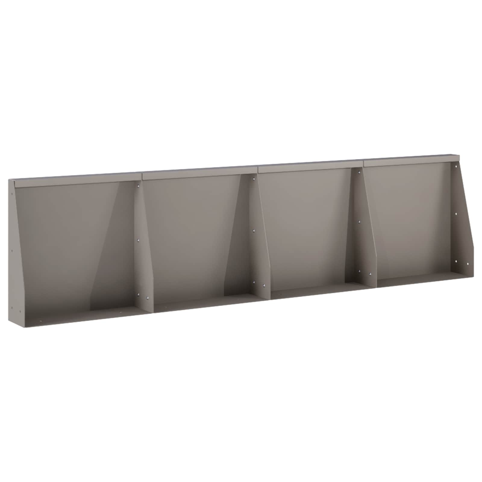 Τοίχος Στήριξης 4 τμχ. 40 x 12 x 50 εκ. Σκ rusty - Pakobazaar