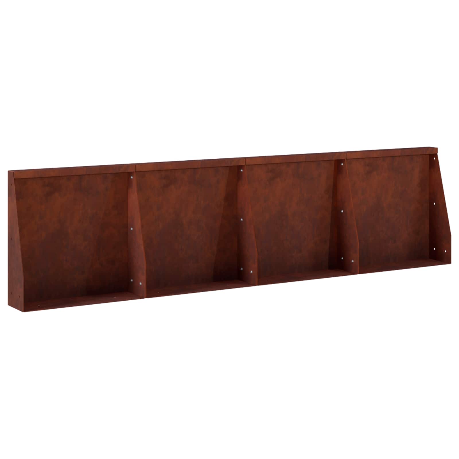 Τοίχος Στήριξης 4 τμχ. 40 x 12 x 50 εκ. Σκ rusty - Pakobazaar